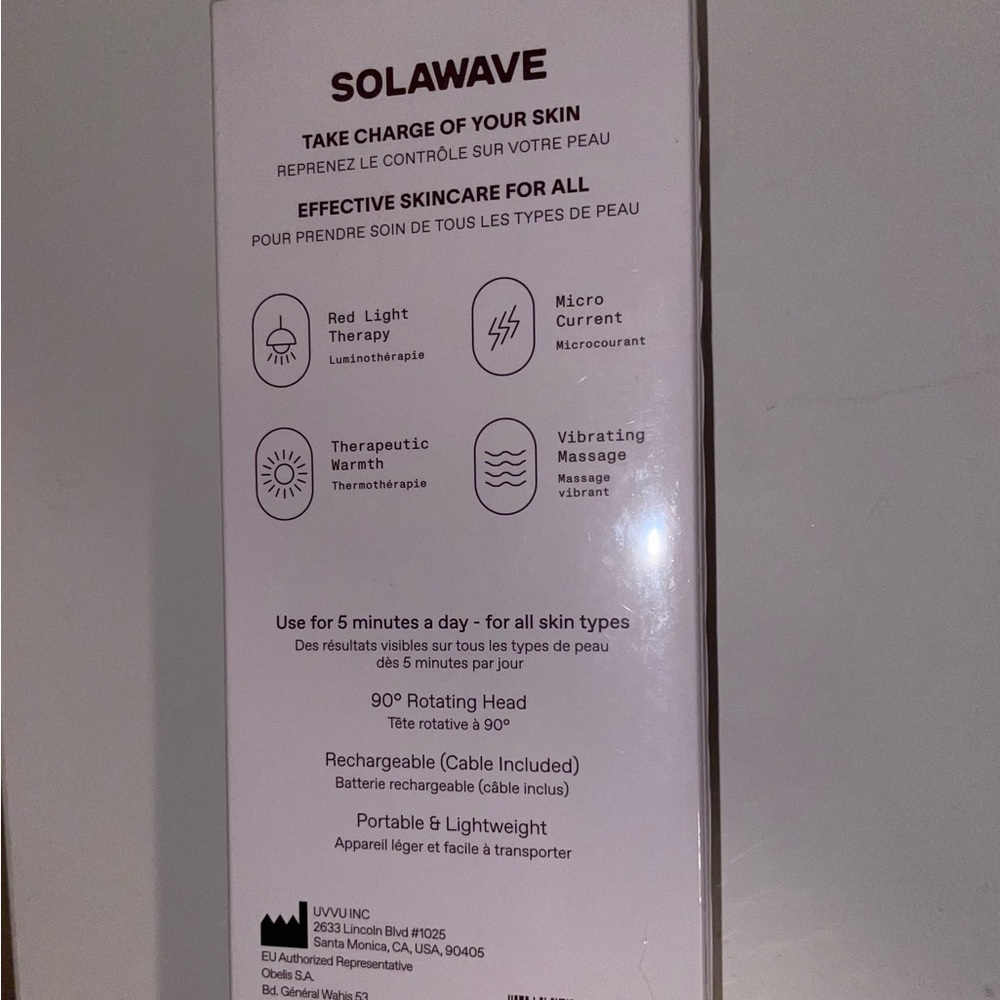 Sola wave red light wand. Skin care tool to decrease redness, acne, fine lines. - Picture 2 of 4